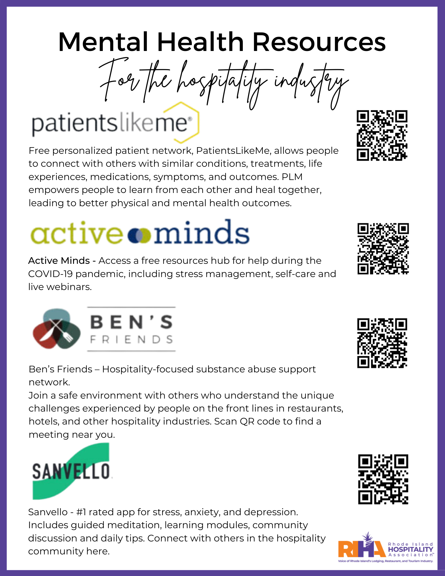Mental Health Resources Poster