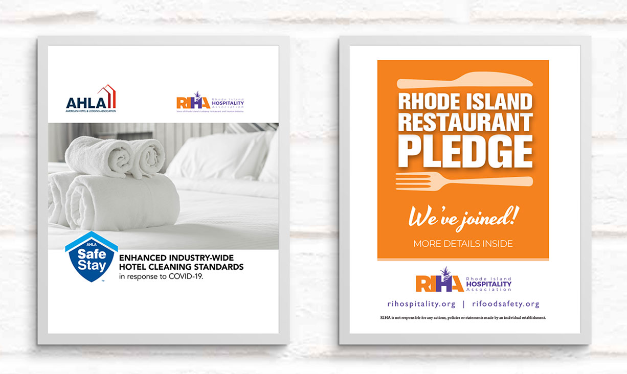 AHLA Safe Stay and RI Restaurant Pledge